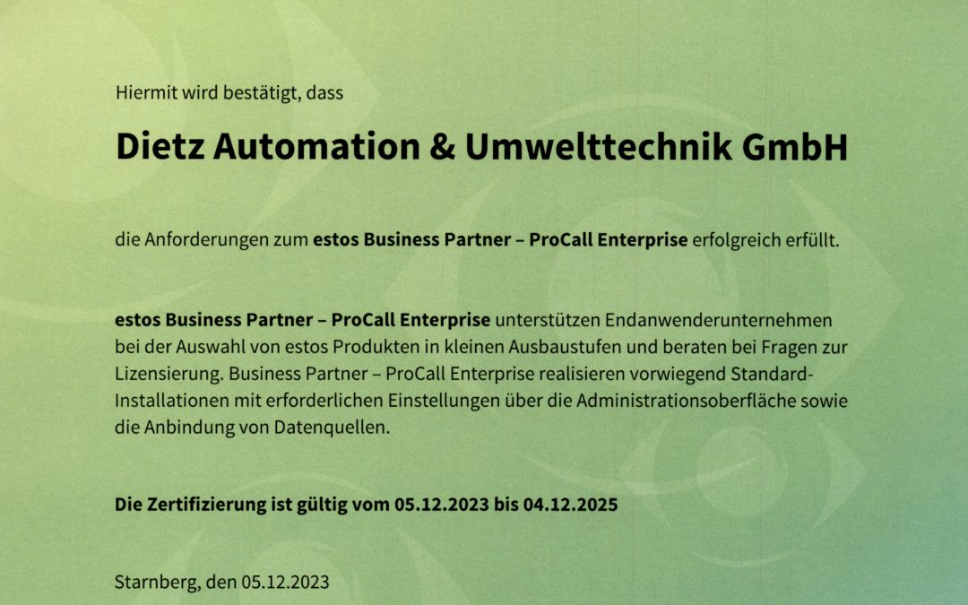 estos Business Partner – ProCall Enterprise