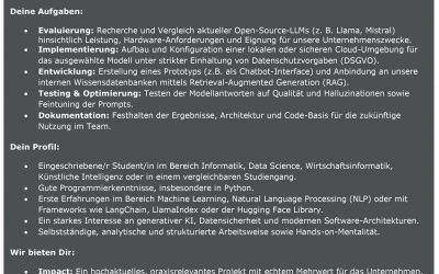Unser Team braucht Verstärkung